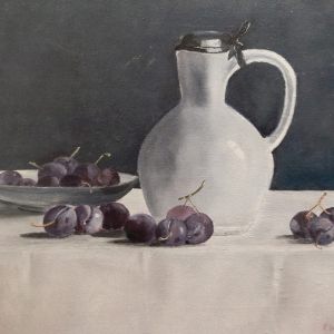 38 stilleven oliverf